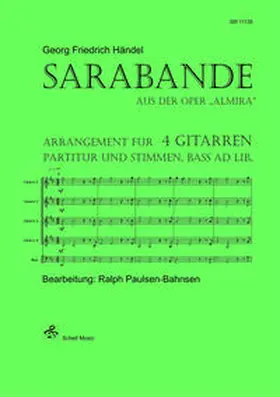  Sarabande (aus der Oper "Almira") | Buch |  Sack Fachmedien