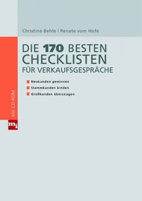 Behle / Christine |  Die 170 besten Checklisten für Verkaufsgespräche | eBook | Sack Fachmedien