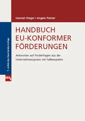 Rieger | Handbuch EU-konformer Förderungen | E-Book | sack.de