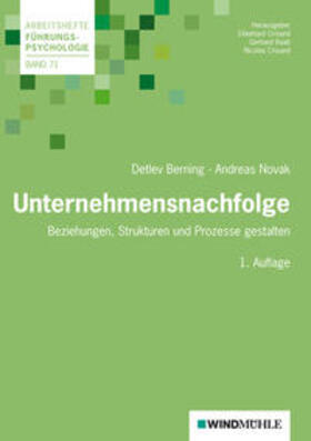 Berning / Novak / Crisand |  Unternehmensnachfolge | Buch |  Sack Fachmedien