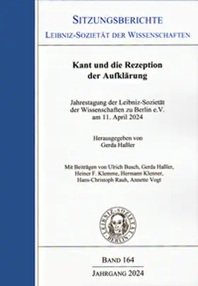 Busch / Klenner / Haßler |  Kant und die Rezeption der Aufklärung | Buch |  Sack Fachmedien