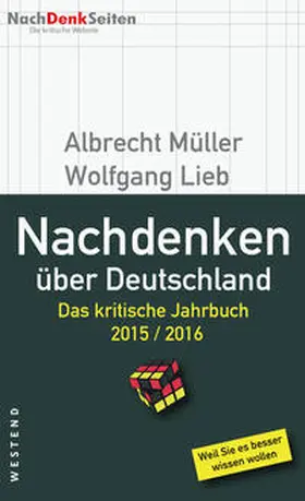 Müller / Lieb |  Nachdenken über Deutschland | Buch |  Sack Fachmedien