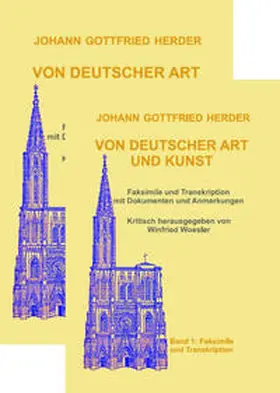 Herder / Woesler |  Johann Gottfried Herder: VON DEUTSCHER ART UND KUNST | Buch |  Sack Fachmedien