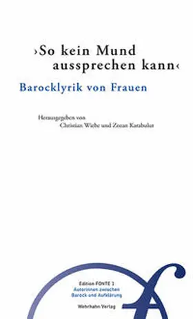 Wiebe / Karabulut |  So kein Mund aussprechen kann | Buch |  Sack Fachmedien