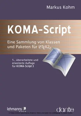 Kohm |  KOMA-Script | eBook | Sack Fachmedien