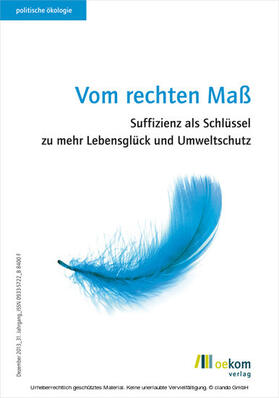 oekom e.V / verlag / Verlag |  Vom rechten Maß | eBook | Sack Fachmedien