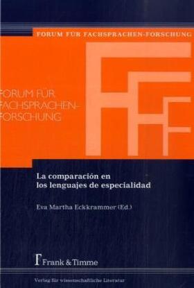 Eckkrammer |  La comparación en los lenguajes de especialidad | Buch |  Sack Fachmedien