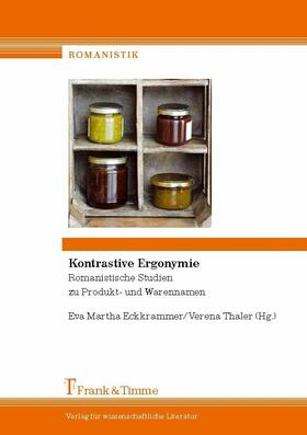 Thaler |  Kontrastive Ergonymie | eBook | Sack Fachmedien