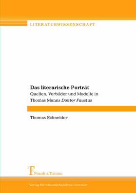 Schneider |  Das literarische Porträt | eBook | Sack Fachmedien