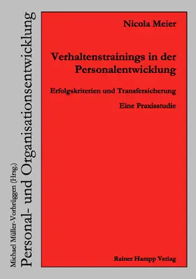 Meier |  Verhaltenstrainings in der Personalentwicklung | Buch |  Sack Fachmedien