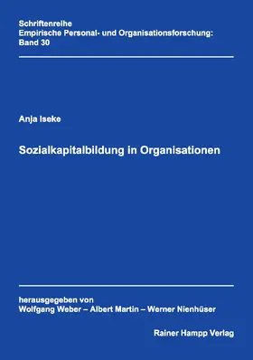 Iseke |  Sozialkapitalbildung in Organisationen | Buch |  Sack Fachmedien