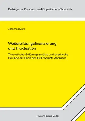 Mure |  Weiterbildungsfinanzierung und Fluktuation | Buch |  Sack Fachmedien