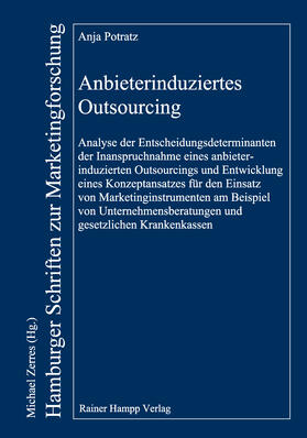 Potratz |  Anbieterinduziertes Outsourcing | Buch |  Sack Fachmedien