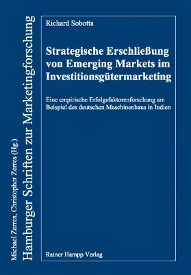 Sobotta |  Strategische Erschließung von Emerging Markets im Investitionsgütermarketing | Buch |  Sack Fachmedien