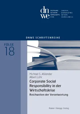 Aßländer / Löhr |  Corporate Social Responsibility in der Wirtschaftskrise | Buch |  Sack Fachmedien