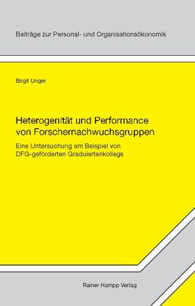 Unger |  Unger, B: Heterogenität und Performance | Buch |  Sack Fachmedien