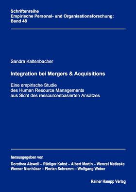 Kaltenbacher |  Integration bei Mergers & Acquisitions | Buch |  Sack Fachmedien