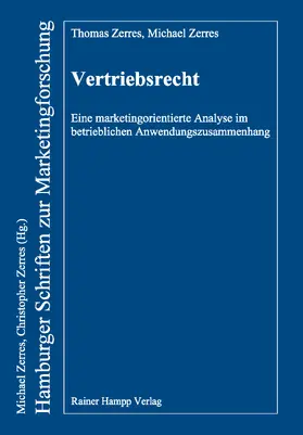 Zerres |  Vertriebsrecht | Buch |  Sack Fachmedien