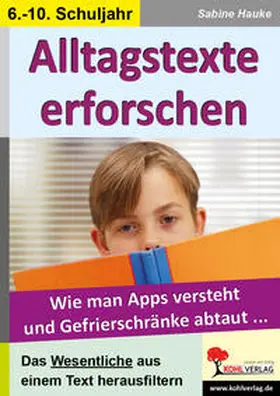 Hauke |  Alltagstexte erforschen | Buch |  Sack Fachmedien