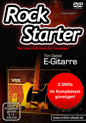 Gebel |  Rockstarter Vol. 1-3 - E-Gitarre (3 DVDs) | Sonstiges |  Sack Fachmedien