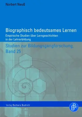 Neuß |  Biographisch bedeutsames Lernen | Buch |  Sack Fachmedien