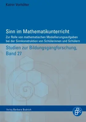 Vorhölter |  Sinn im Mathematikunterricht | Buch |  Sack Fachmedien