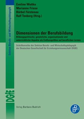 Wuttke / Friese / Fürstenau |  Dimensionen der Berufsbildung | Buch |  Sack Fachmedien