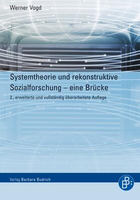 Vogd |  Systemtheorie und rekonstruktive Sozialforschung | Buch |  Sack Fachmedien