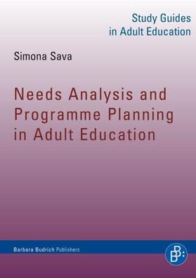 Sava |  Needs Analysis and Programme Planning in Adult Education | Buch |  Sack Fachmedien