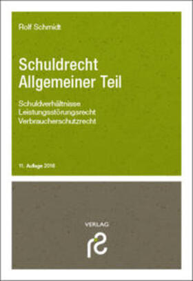 Schmidt |  Schuldrecht Allgemeiner Teil | Buch |  Sack Fachmedien