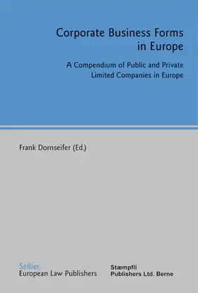 Dornseifer / Bolzoni / DellaBerta |  Corporate Business Forms in Europe | eBook | Sack Fachmedien