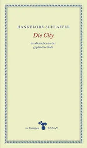 Schlaffer / Hamilton | Die City | Buch | 978-3-86674-188-1 | sack.de