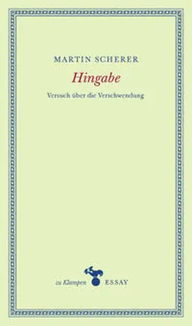 Scherer |  Hingabe | eBook | Sack Fachmedien