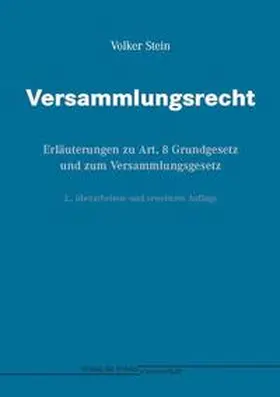 Stein |  Versammlungsrecht | Buch |  Sack Fachmedien