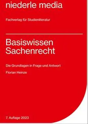 Heinze |  Basiswissen Sachenrecht | Buch |  Sack Fachmedien