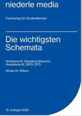 Willers |  Die wichtigsten Schemata Nebengebiete | Buch |  Sack Fachmedien