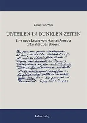 Volk |  Urteilen in dunklen Zeiten | eBook | Sack Fachmedien