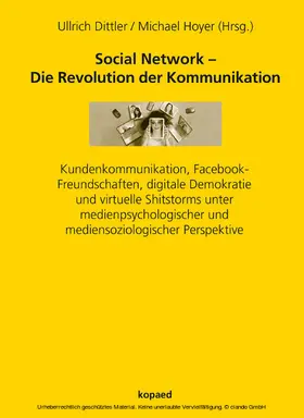 Dittler / Hoyer |  Social Network – Die Revolution der Kommunikation | eBook | Sack Fachmedien