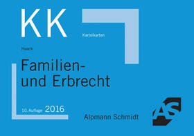 Haack |  Karteikarten Familien- und Erbrecht | Buch |  Sack Fachmedien