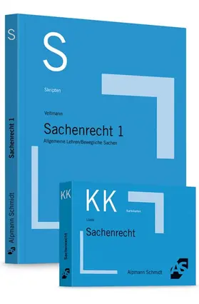  Paket Alpmann, Skript Sachenrecht 1+ Karteikarten Sachenrecht 1 | Buch |  Sack Fachmedien