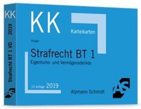 Krüger | Karteikarten Strafrecht BT 1 | Buch | 978-3-86752-661-6 | sack.de