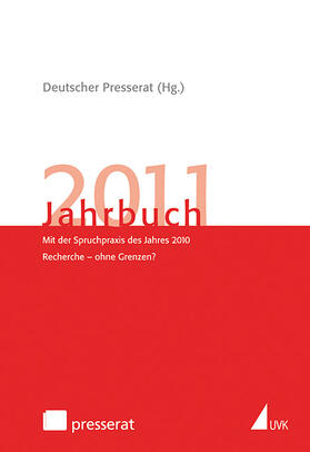 Deutscher Presserat |  Jahrbuch 2011 | Buch |  Sack Fachmedien