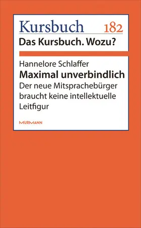 Schlaffer |  Maximal unverbindlich | eBook | Sack Fachmedien