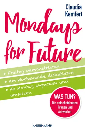 Kemfert |  Mondays for Future | Buch |  Sack Fachmedien