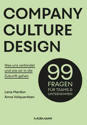 Mardon / Volquardsen |  Company Culture Design | Buch |  Sack Fachmedien