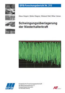 Siegert / Wagner / Wall |  Schwingungsüberlagerung der Niederhalterkraft | Buch |  Sack Fachmedien