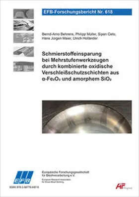 Behrens / Müller / Ceto |  Schmierstoffeinsparung bei Mehrstufenwerkzeugen durch kombinierte oxidische Verschleißschutzschichten aus a-Fe2O3 und amorphem SiO2 | Buch |  Sack Fachmedien