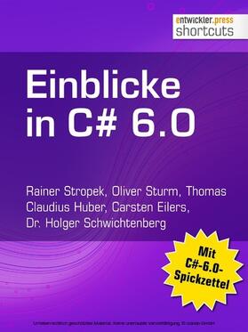 Stropek / Sturm / Huber |  Einblicke in C# 6.0 | eBook | Sack Fachmedien