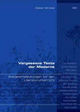 Wrobel |  Vergessene Texte der Moderne | Buch |  Sack Fachmedien