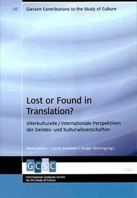 Dietrich / Smilovski / Nünning |  Lost or Found in Translation? | Buch |  Sack Fachmedien